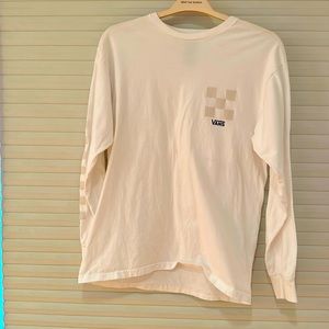 Men’s classic fit vans, long sleeve T-shirt. Size medium